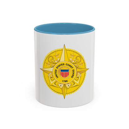 Commandant Staff (U.S. Coast Guard) Accent Coffee Mug