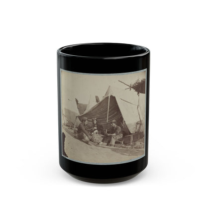 22d New York State Militia Near Harpers Ferry, Va., 1861 I.E.1862 008 (U.S. Civil War) Black Coffee Mug