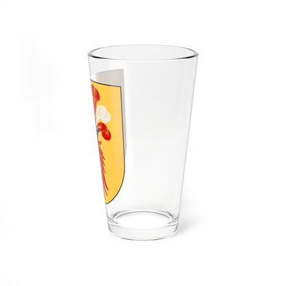 Kristianstad län vapen (Sweden) (Coat of Arms) Pint Glass 16oz