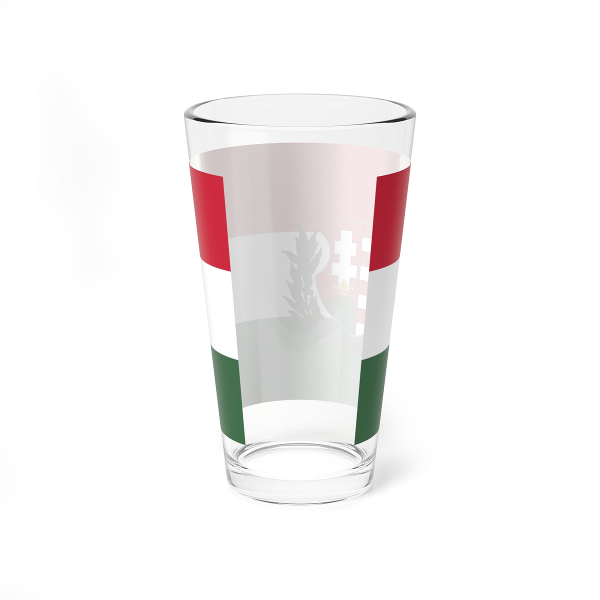 Naval Ensign of Hungary 1946-1948 (Hungary) Pint Glass 16oz