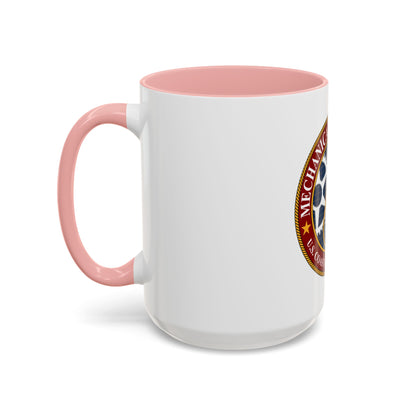 USCG Acad Mech Engineering (U.S. Coast Guard) Accent Coffee Mug