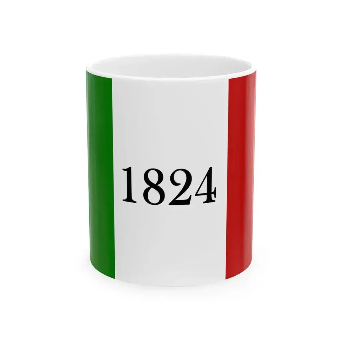 1824 Flag (United States) White Coffee Mug 11oz - Go Mug Yourself