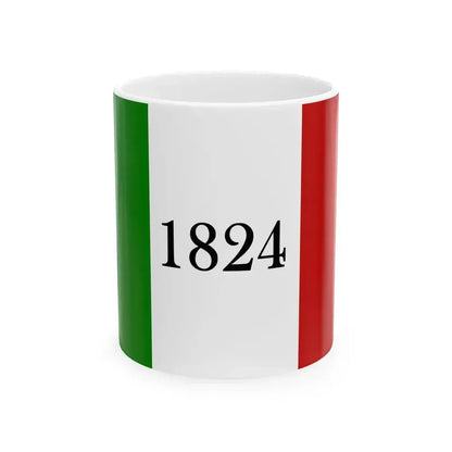 1824 Flag (United States) White Coffee Mug 11oz - Go Mug Yourself