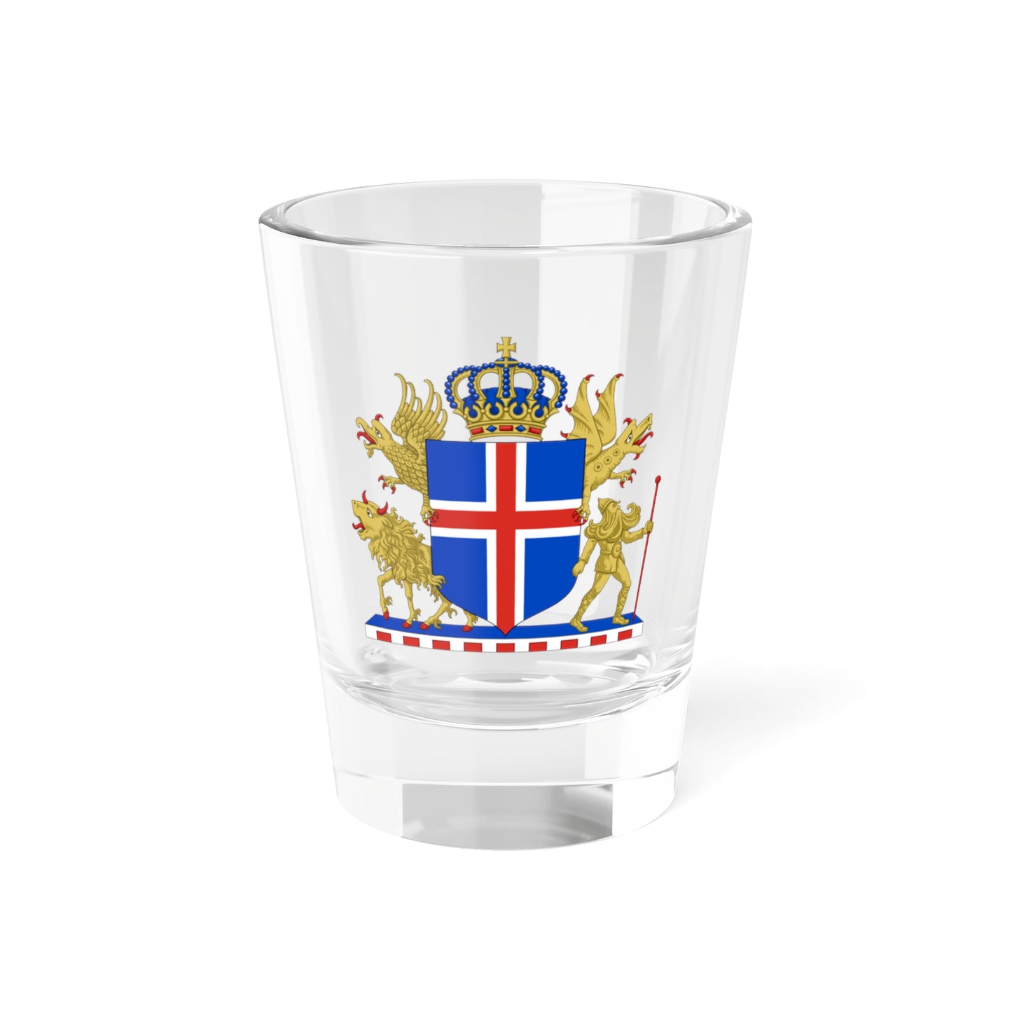 Kingdom of Iceland Coat of Arms - Shot Glass 1.5oz