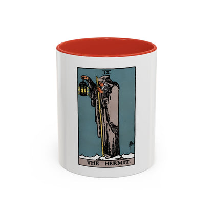 The Hermit (Tarot Card) Accent Coffee Mug