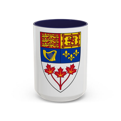 Arms of Canada (shield) - Accent Coffee Mug