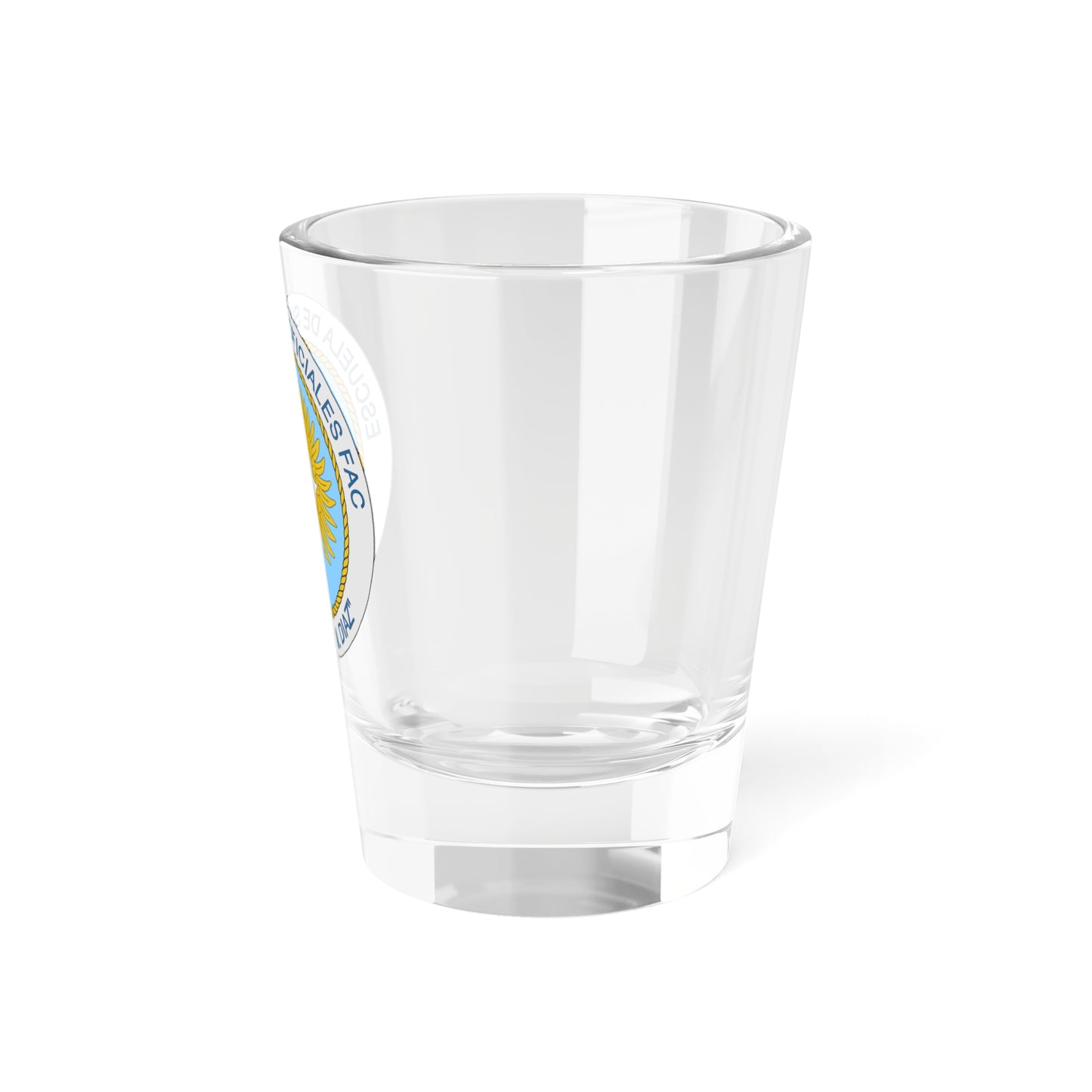 Escudo Escuela de Suboficiales FAC CTAMD (Colombia) (Coat of Arms) Shot Glass 1.5oz
