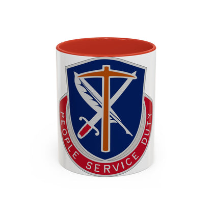 49 Personnel Services Battalion (U.S. Army) Accent Coffee Mug