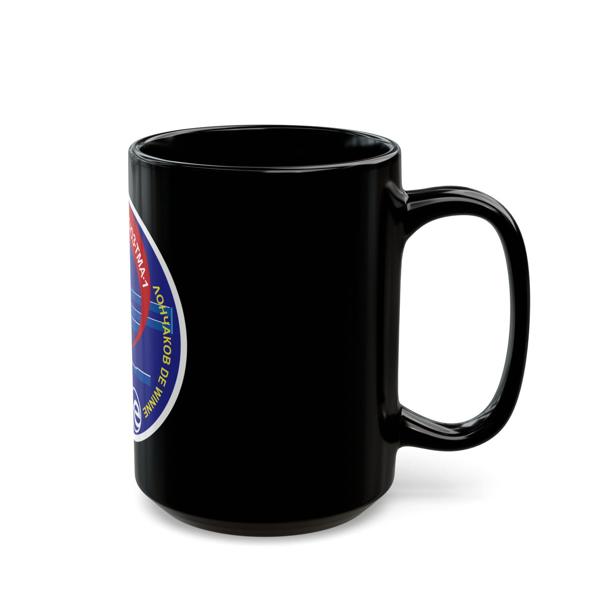 Soyuz TMA-1 (Soyuz Programme) Black Coffee Mug