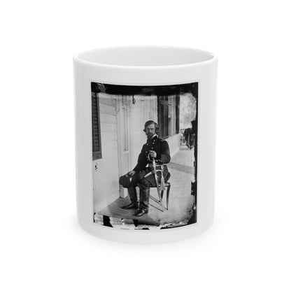 Beaufort, S.C. Gen. Isaac I. Stevens On Same Porch (U.S. Civil War) White Coffee Mug