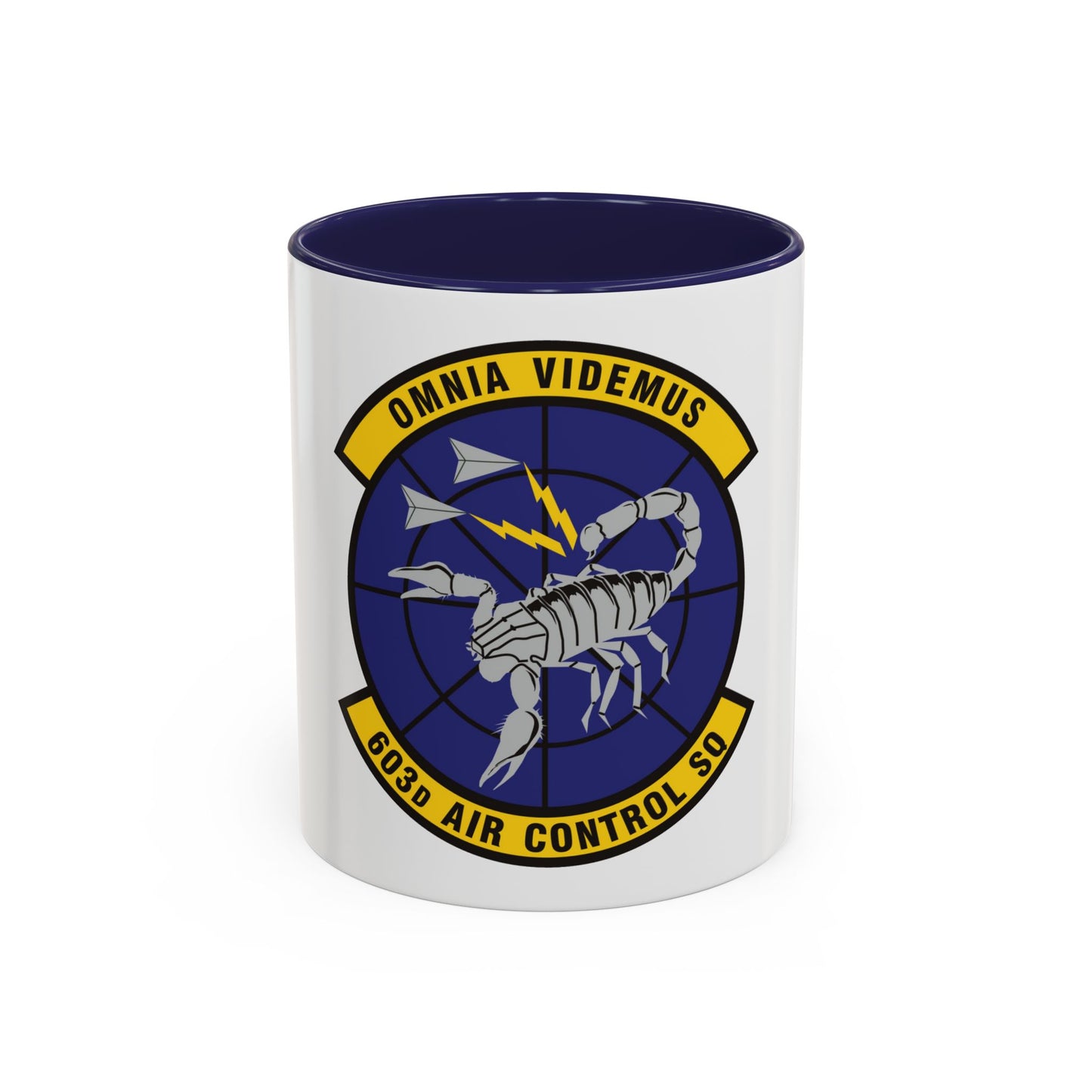 603d Air Control Squadron (U.S. Air Force) Accent Coffee Mug