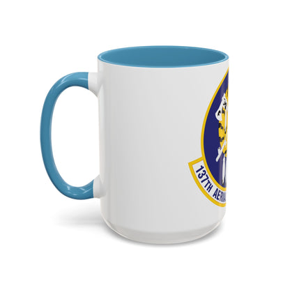 137th Aerial Port Squadron (U.S. Air Force) Accent Coffee Mug