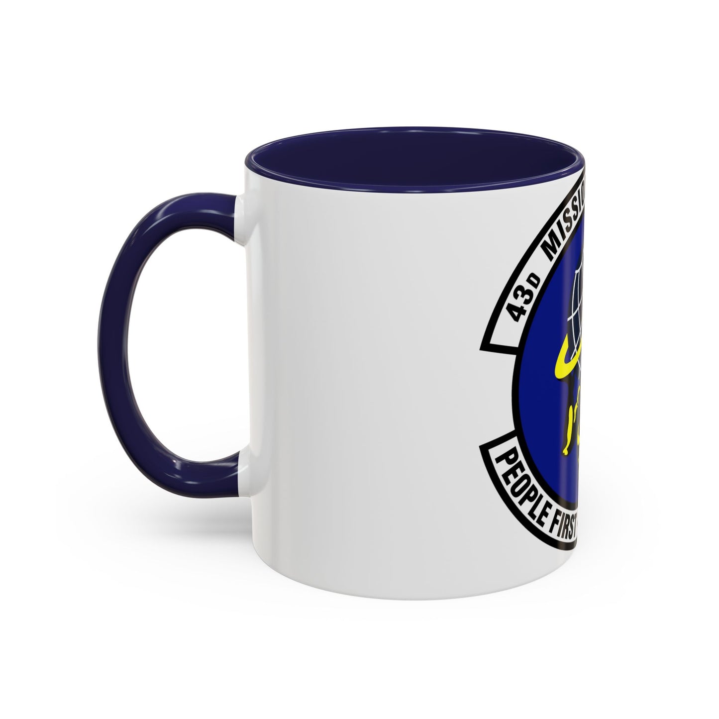 43d Mission Support Squadron (U.S. Air Force) Accent Coffee Mug