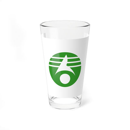 Flag of Kasukabe Saitama (Japan) Pint Glass 16oz