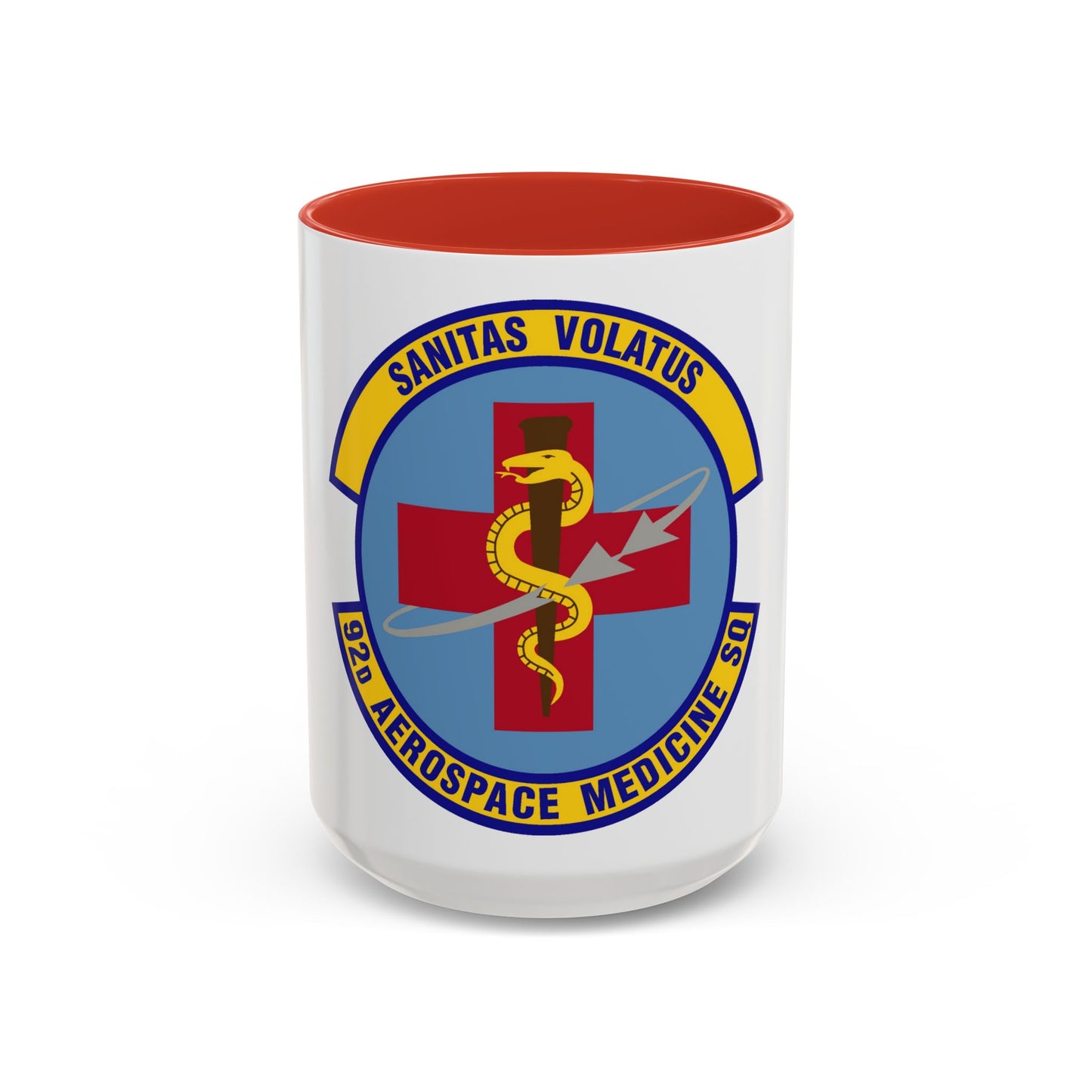 92d Aerospace Medicine Squadron (U.S. Air Force) Accent Coffee Mug