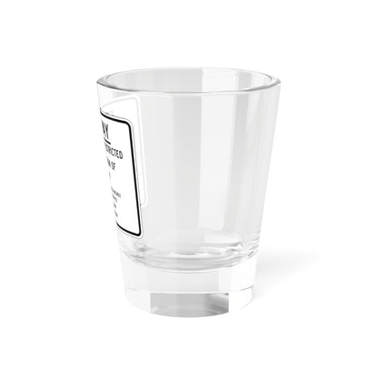 MUTCD-CA S3-1 (California) (Road Sign) Shot Glass 1.5oz