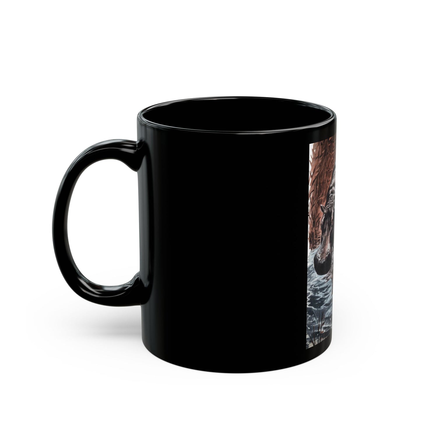 Fear is a Brassy Taste, Bluebook Magazine, February 1956 - Black Coffee Mug-Go Mug Yourself