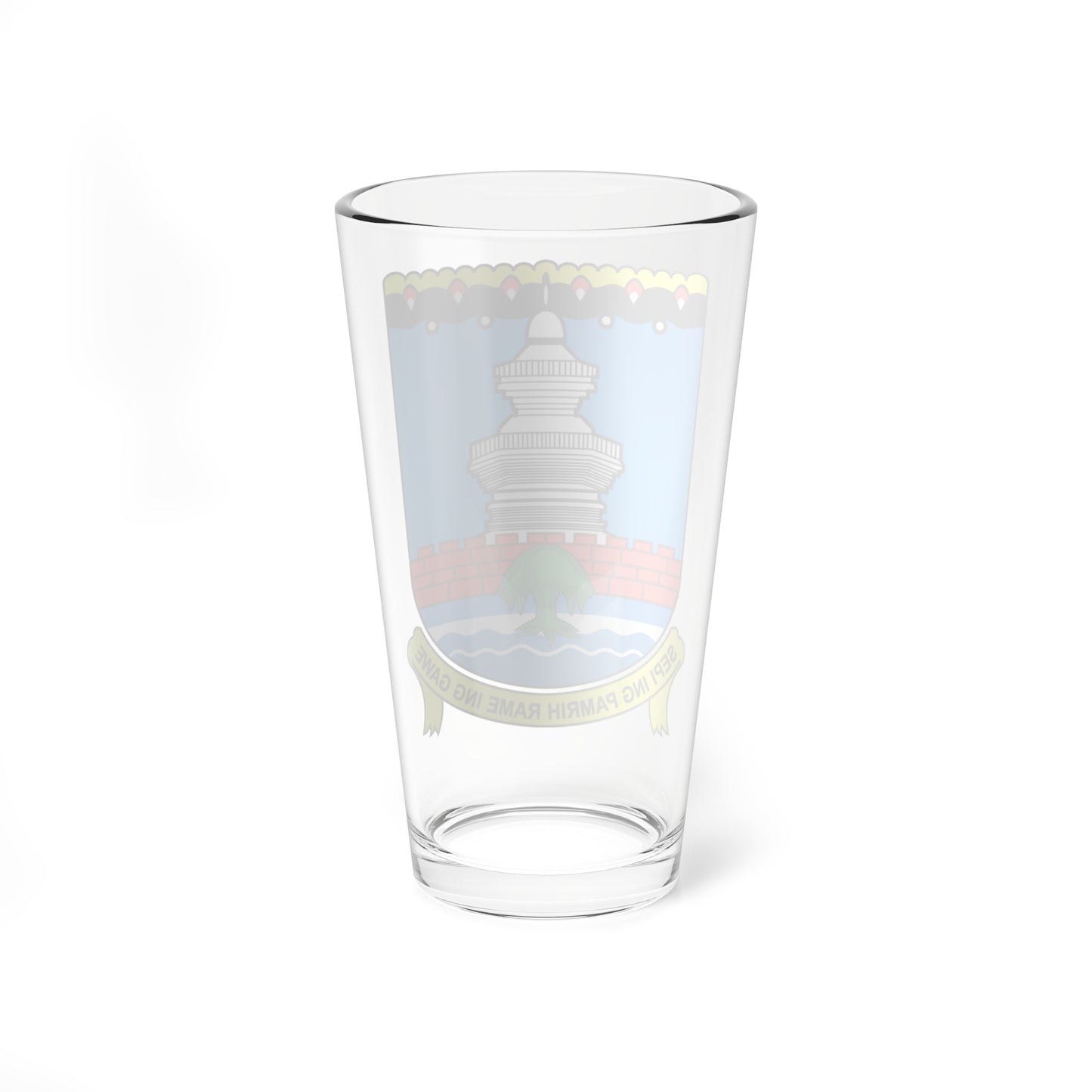 Seal of Serang Regency (Indonesia) (Coat of Arms) Pint Glass 16oz