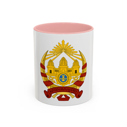 Coat of arms of the Khmer Republic - Accent Coffee Mug