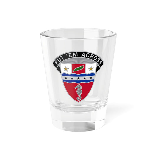 Verre à liqueur de la 1re brigade du génie (armée américaine) 1,5 oz