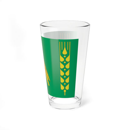 Flag of Aurgazinsky rayon (Russia) Pint Glass 16oz
