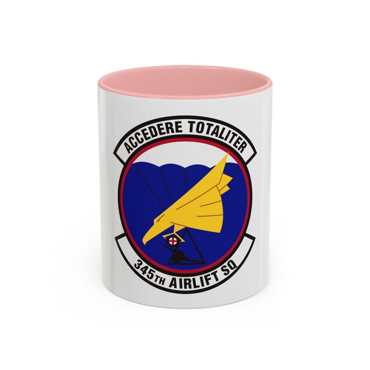 345th Airlift Squadron (U.S. Air Force) Accent Coffee Mug