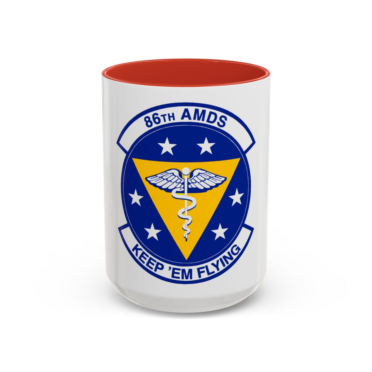 86 Aerospace Medicine Squadron USAFE (U.S. Air Force) Accent Coffee Mug