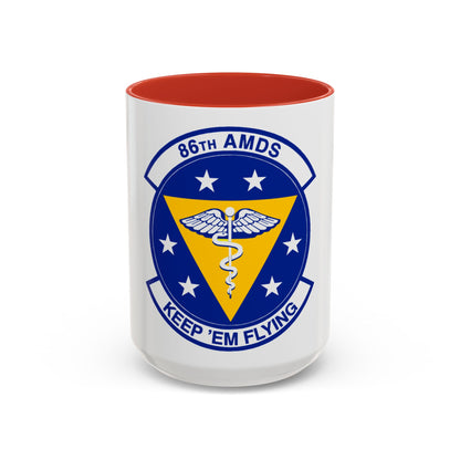 86 Aerospace Medicine Squadron USAFE (U.S. Air Force) Accent Coffee Mug