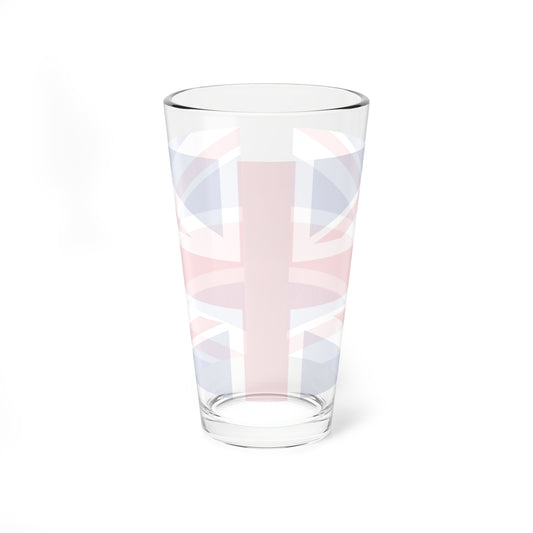 United Kingdom Flag Background (United Kingdom) Pint Glass 16oz
