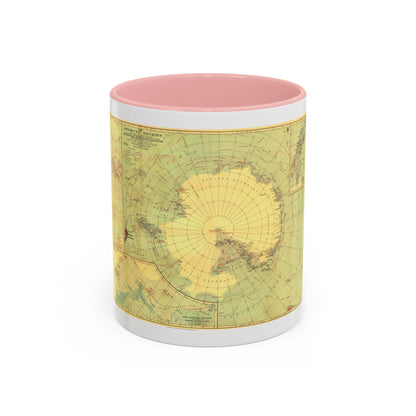 Antarctic Regions (1932) (Map) Accent Coffee Mug