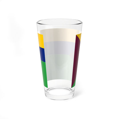 Flag of Bolivar Municipality Aragua (Venezuela) Pint Glass 16oz