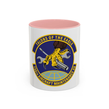 736th Aircraft Maintenance Squadron (U.S. Air Force) Accent Coffee Mug