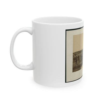 Brady's Incidents Of The War. (Fort Richardson Va.) Camp 1st. Conn Artilery Sic, Col. R.O. Tyler (U.S. Civil War) White Coffee Mug