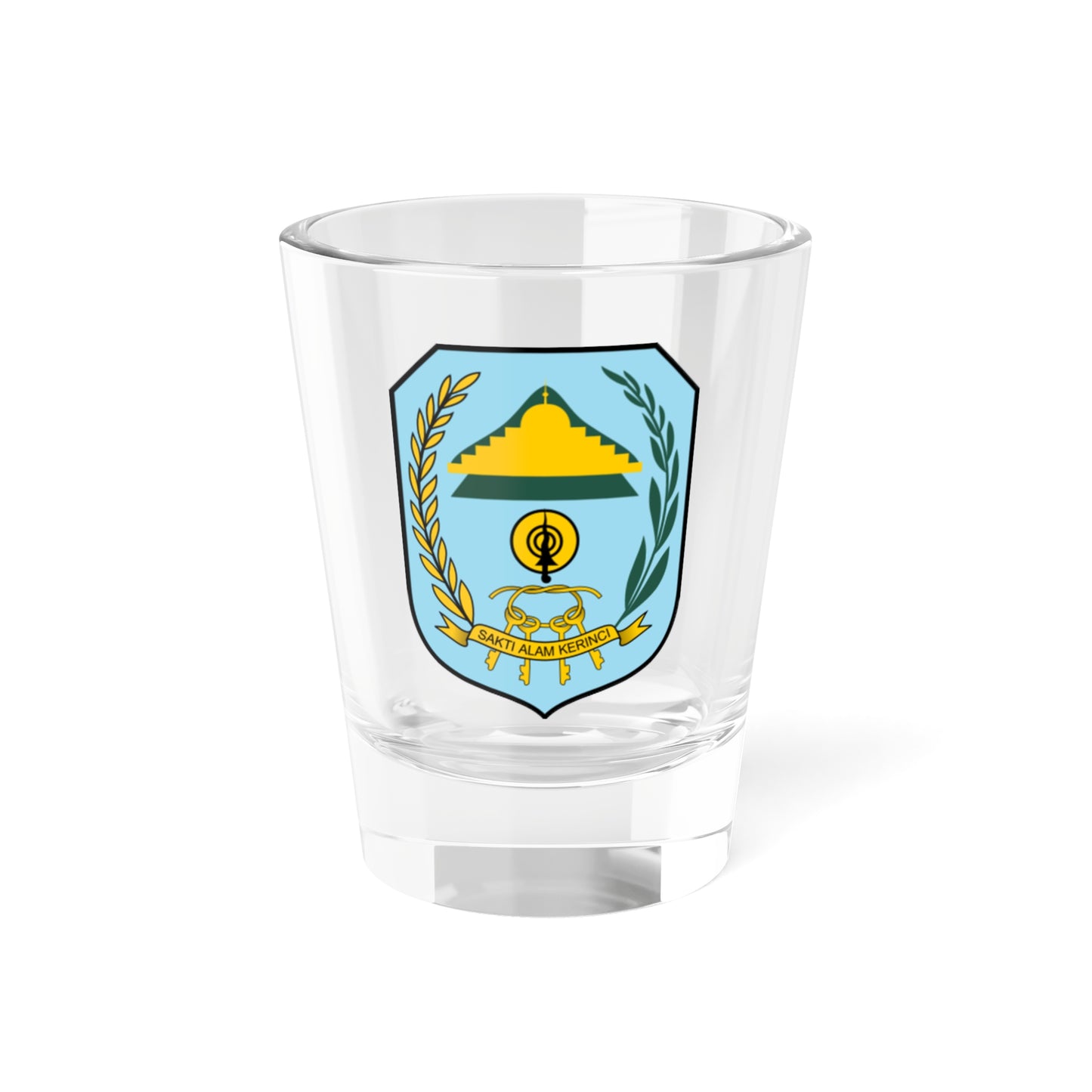 Kab.Kerinci (Indonesia) (Coat of Arms) Shot Glass 1.5oz
