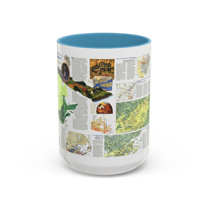 Canada - Quebec 2 (1991) (Map) Accent Coffee Mug