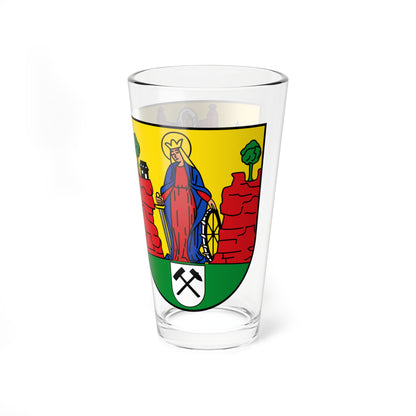 DEU Annaberg-Buchholz COA (Germany) (Coat of Arms) Pint Glass 16oz