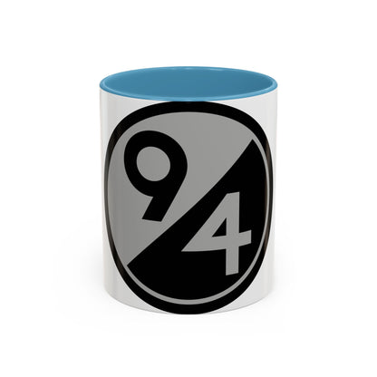 94th Regional Readiness Command SSI (U.S. Army) Accent Coffee Mug