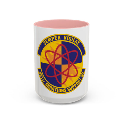 831st Munitions Support Squadron (U.S. Air Force) Accent Coffee Mug