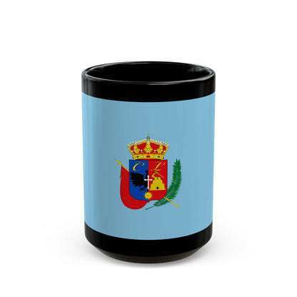 Flag of Cajamarca capital of the Cajamarca Region Peru - Black Coffee Mug-15oz-Go Mug Yourself