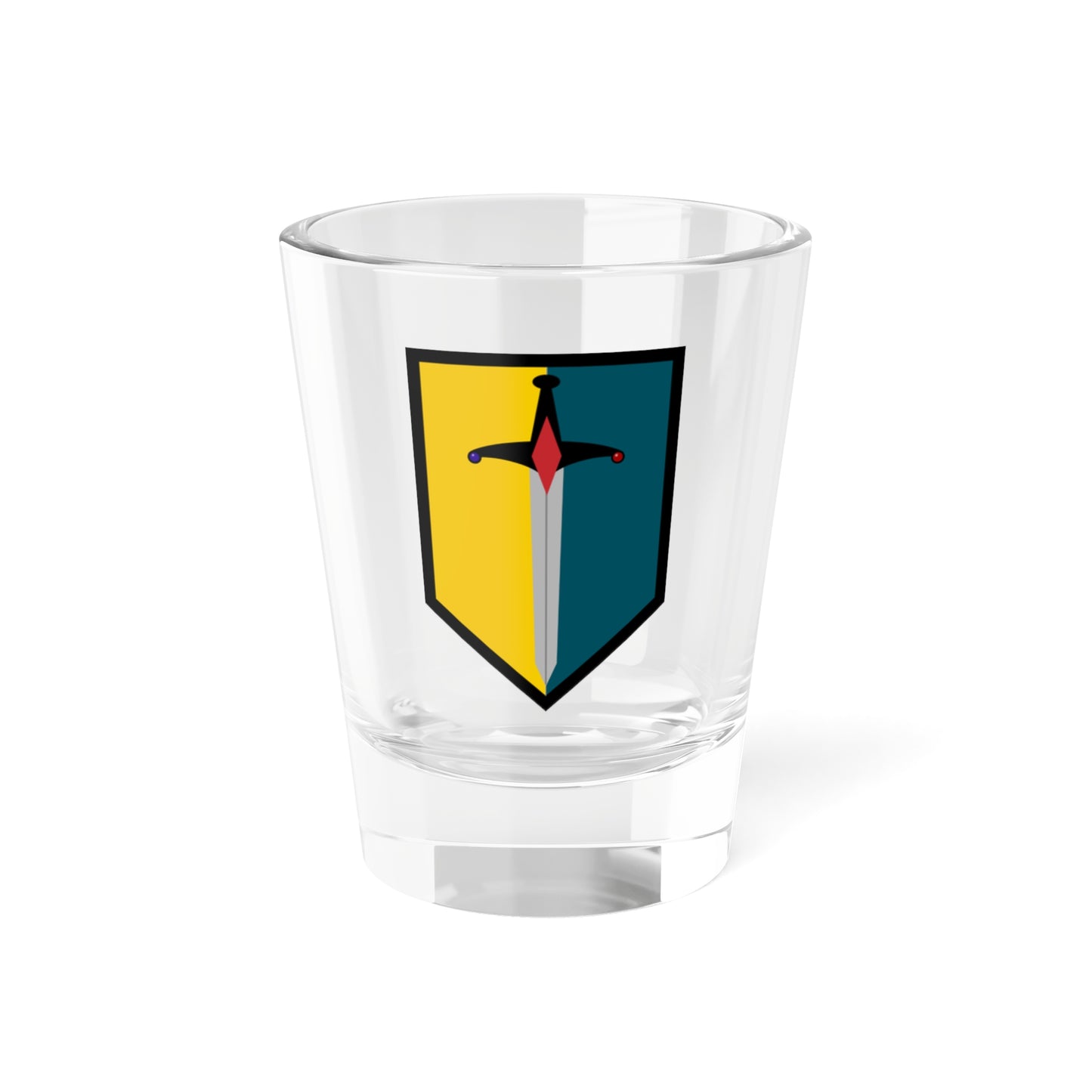 Verre à liqueur de la 1re brigade d'amélioration des manœuvres (armée américaine) 1,5 oz