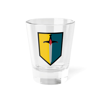 Verre à liqueur de la 1re brigade d'amélioration des manœuvres (armée américaine) 1,5 oz