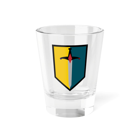 Verre à liqueur de la 1re brigade d'amélioration des manœuvres (armée américaine) 1,5 oz