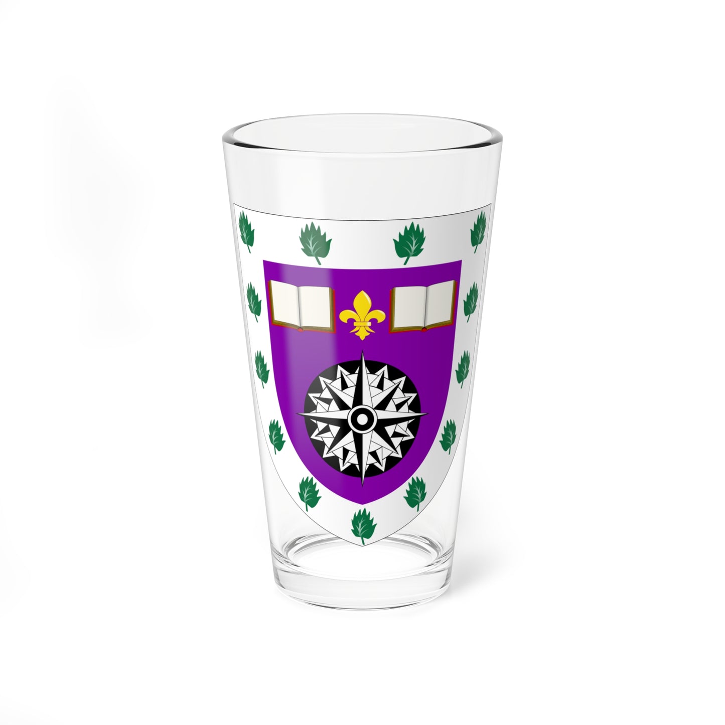 University of the Highlands and Islands arms (Scotland) (Coat of Arms) Pint Glass 16oz