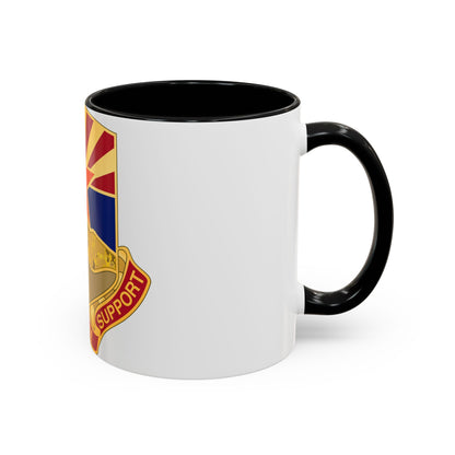 Tasse à café décorative du groupe de soutien régional 198 (armée américaine)