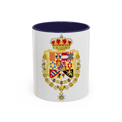 Royal Greater Coat of Arms of Spain (1761-1868 and 1874-1931) - Accent Coffee Mug