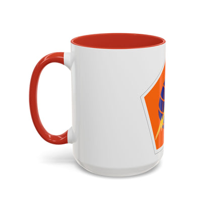 505 Signal Brigade (U.S. Army) Accent Coffee Mug