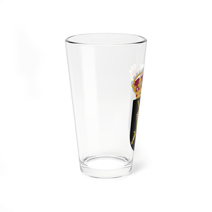 Väg- och vattenbyggnadskåren vapen (Sweden) (Coat of Arms) Pint Glass 16oz