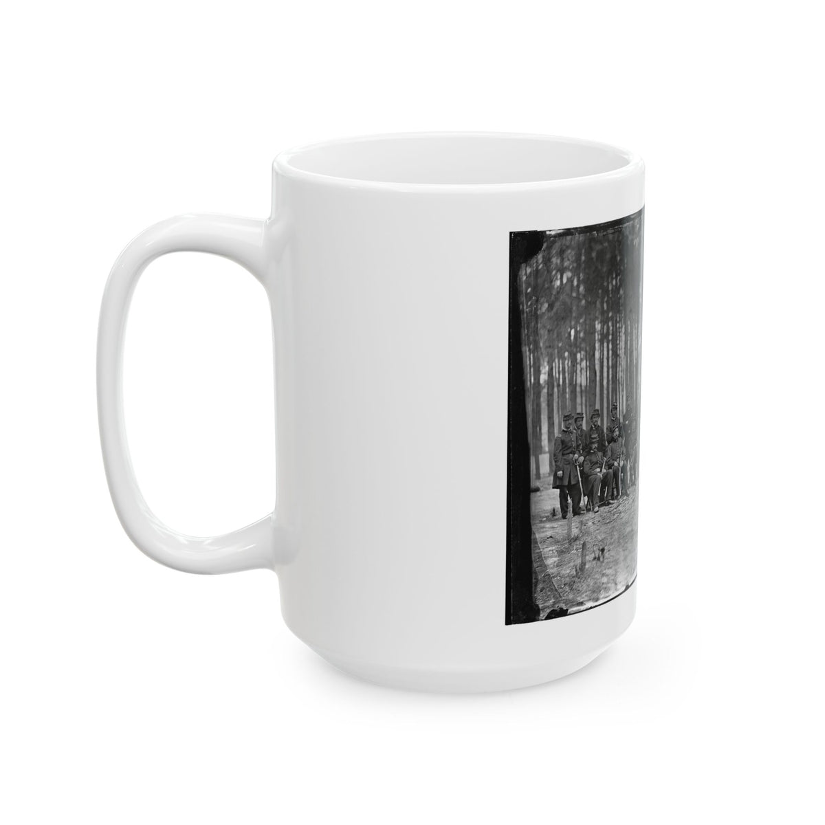 Petersburg, Virginia. Officers Of 114th Pennsylvania Infantry (U.S. Civil War) White Coffee Mug