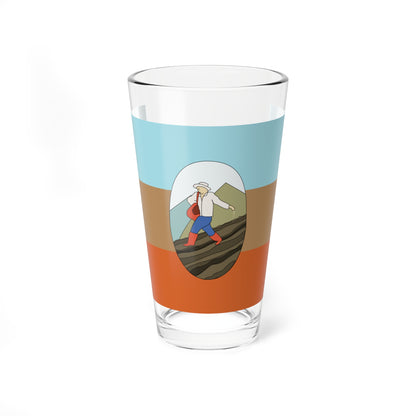 Bandera del Municipio Miranda (Venezuela) Pint Glass 16oz