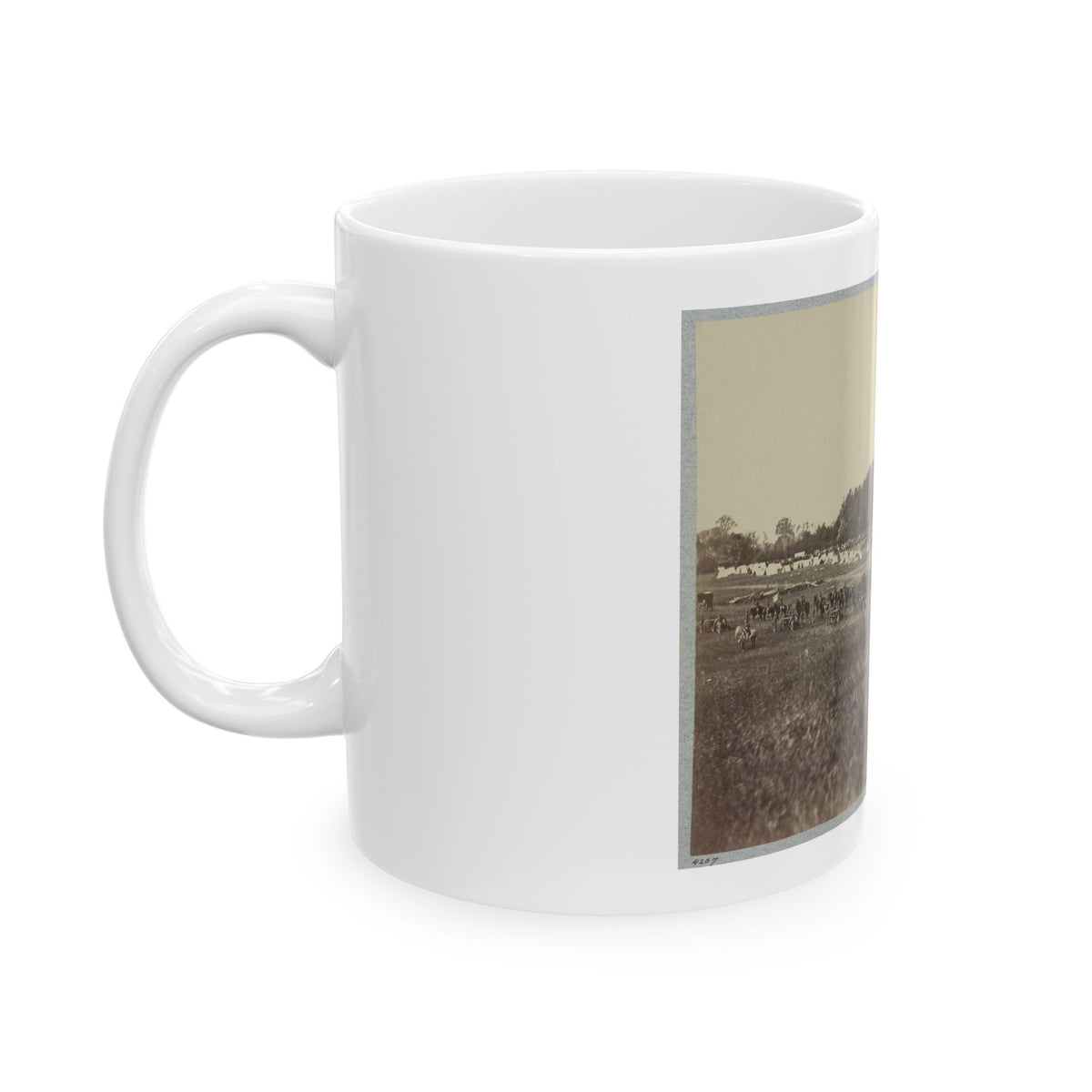 Battery A, 4th U.S. Artillery (U.S. Civil War) White Coffee Mug